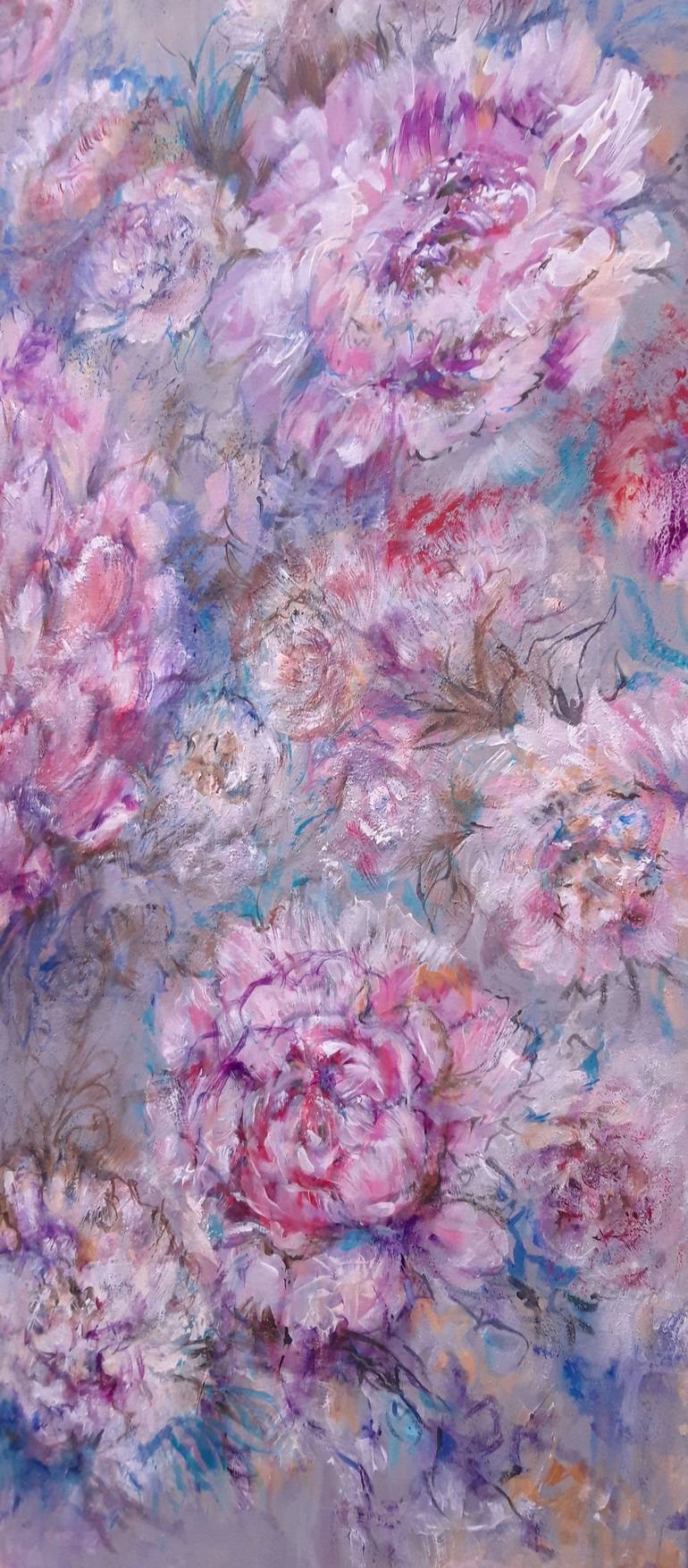 Original Floral Painting by Yuliya PITOIS