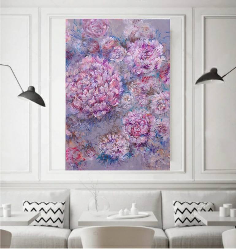 Original Floral Painting by Yuliya PITOIS