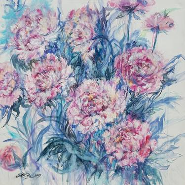 Original Floral Paintings by Yuliya PITOIS