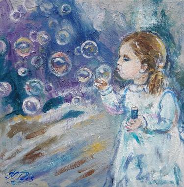 Original Realism Kids Paintings by Yuliya PITOIS