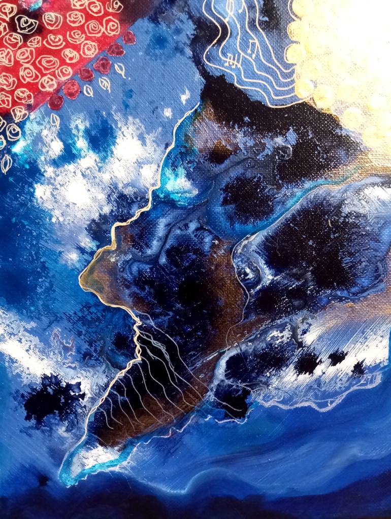 Original Contemporary Love Painting by Francesca Volchitza Marta