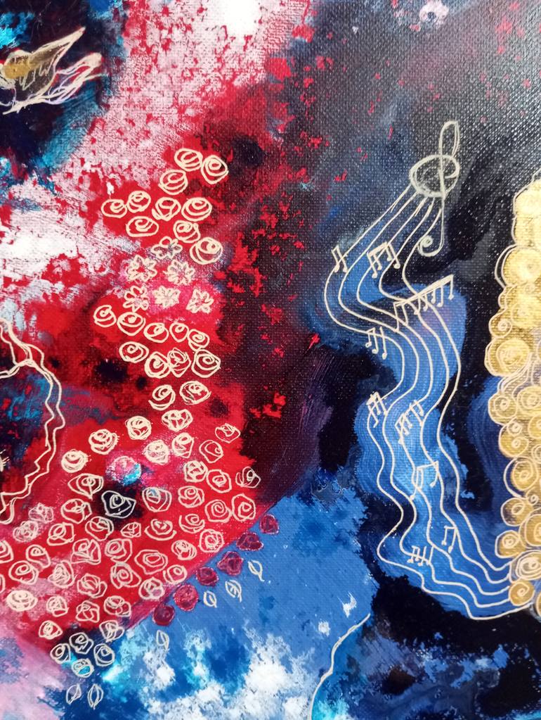 Original Contemporary Love Painting by Francesca Volchitza Marta