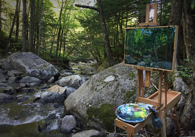 Original Modernism Nature Painting by Stephen Remick