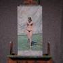 on the easel