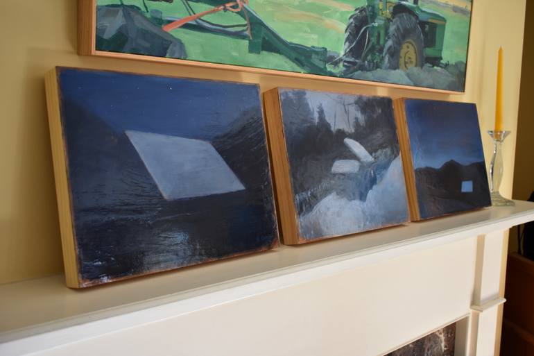 Original Abstract Landscape Painting by Stephen Remick