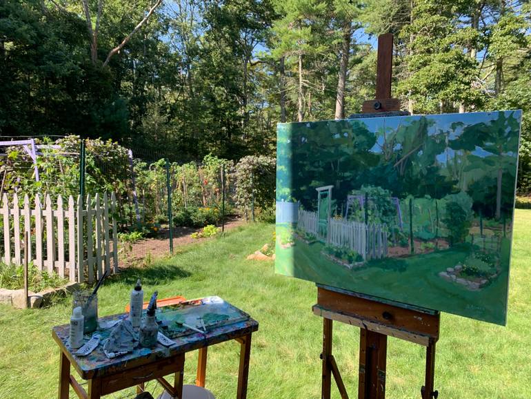 Original Expressionism Nature Painting by Stephen Remick