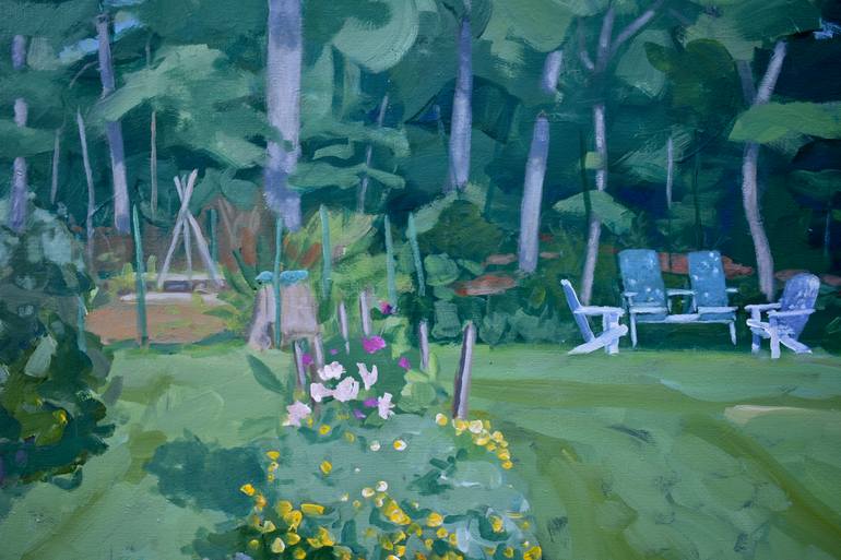 Original Expressionism Nature Painting by Stephen Remick