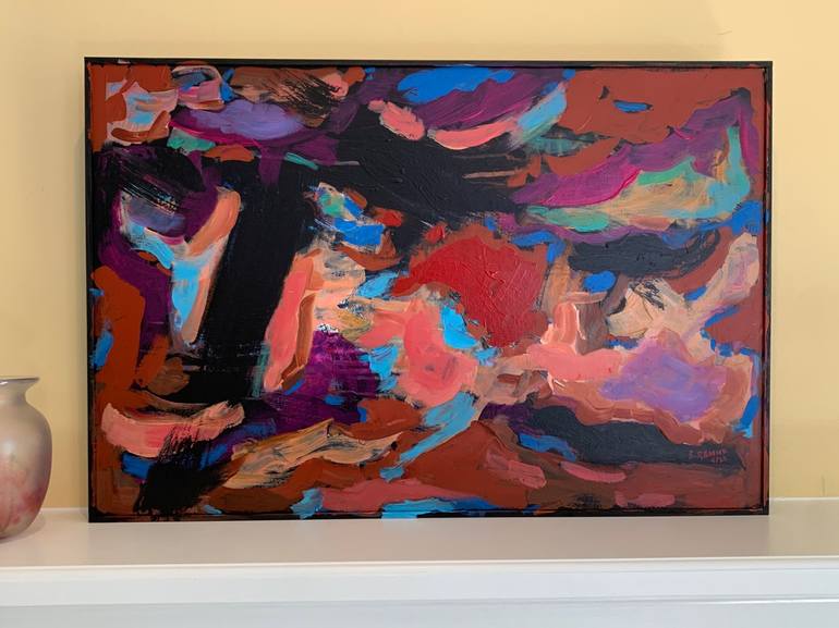 Original Abstract Expressionism Abstract Painting by Stephen Remick