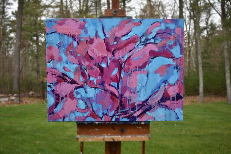 Original Abstract Expressionism Nature Painting by Stephen Remick