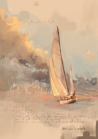 Sailboat at Sunset thumb