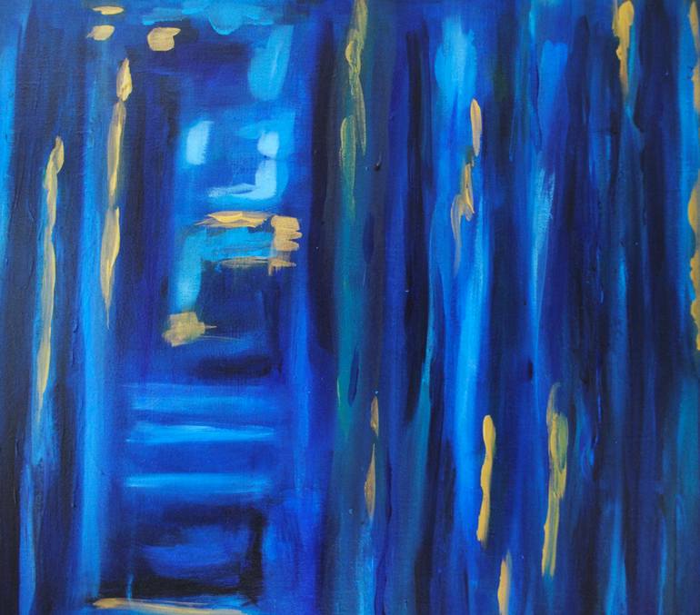 Original Abstract Painting by Margaret Fronimos