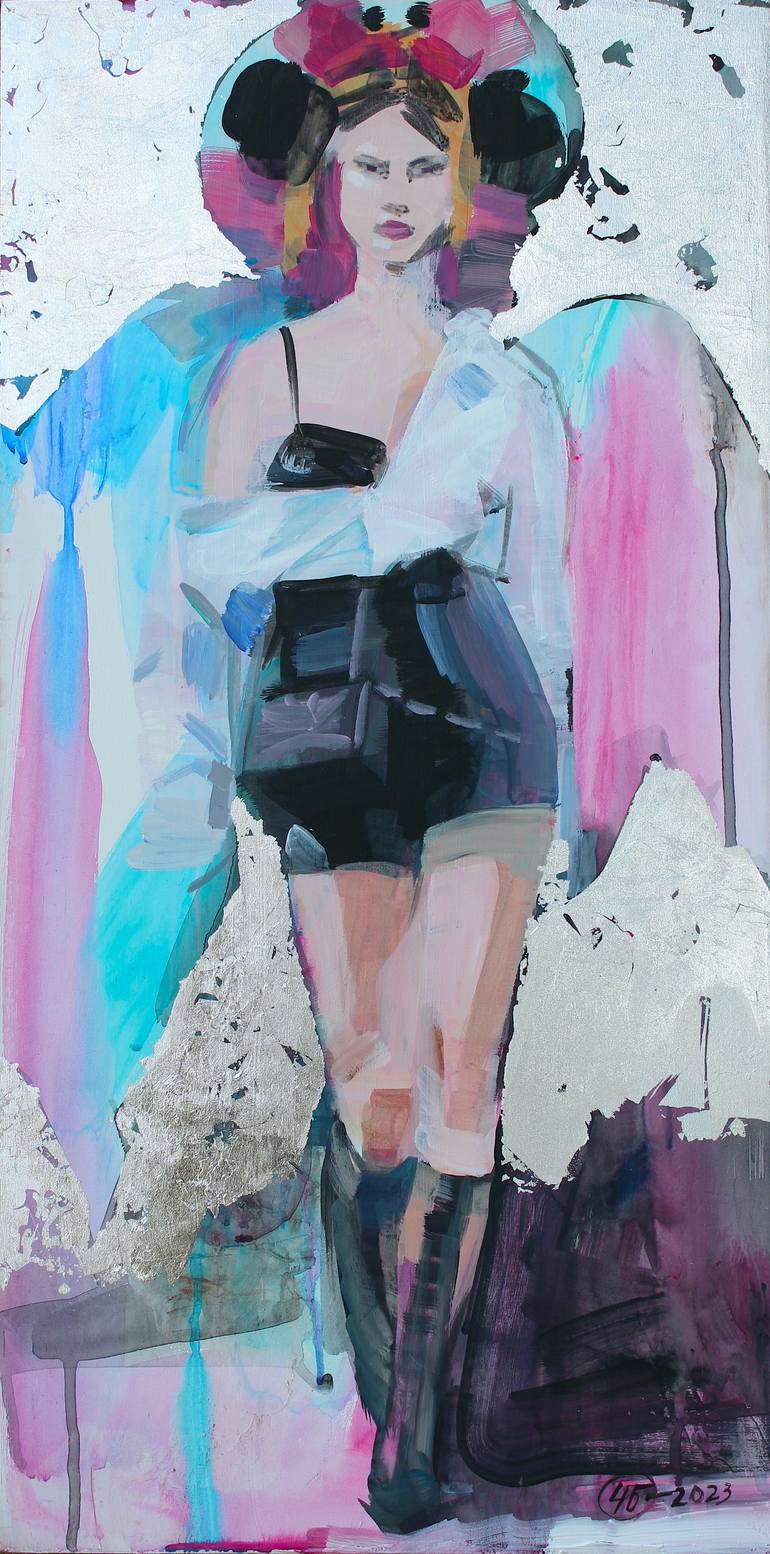 Original Baroque Classical Mythology Painting by Izabella Chulkova