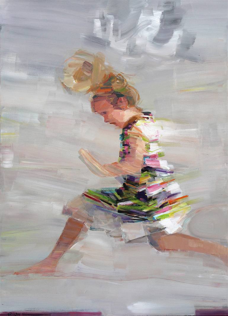 Print of Expressionism Children Paintings by Izabella Chulkova