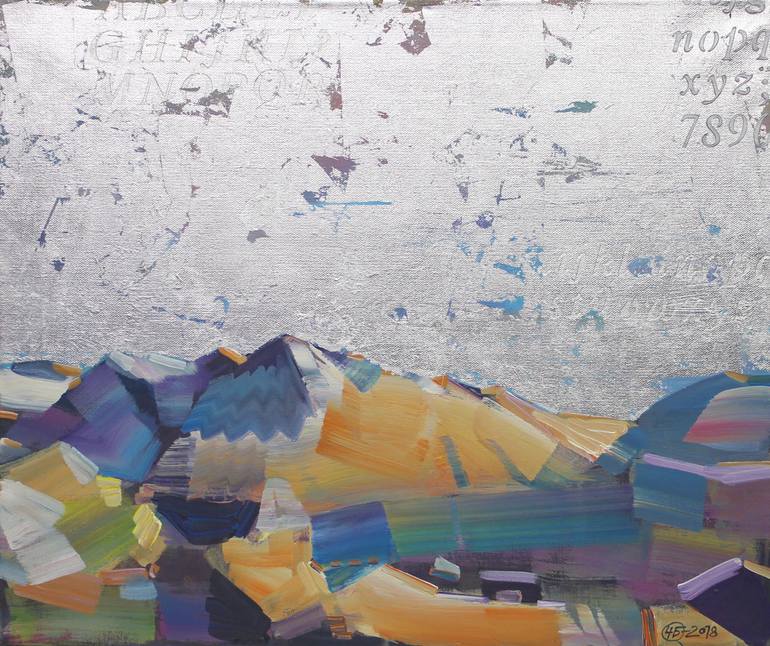 Original Expressionism Landscape Painting by Izabella Chulkova