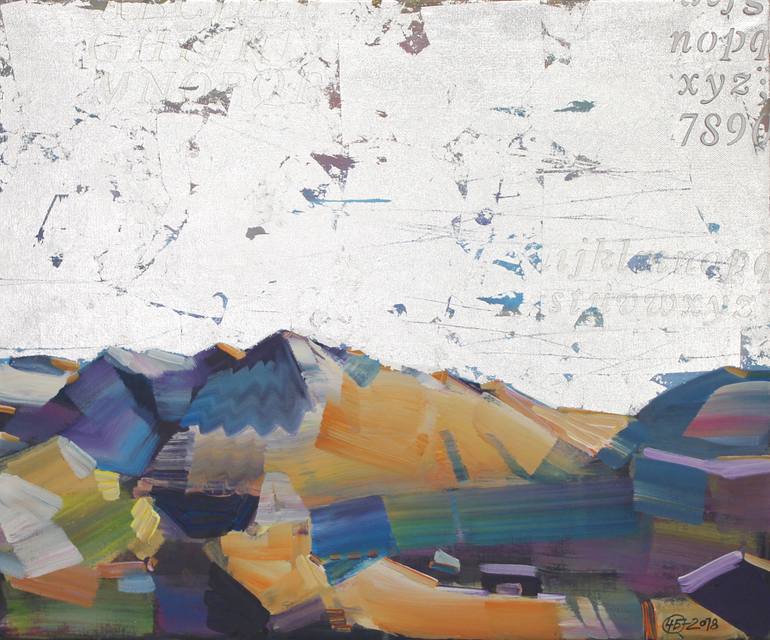 Original Expressionism Landscape Painting by Izabella Chulkova