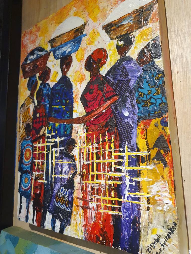 Original Art Deco Other Painting by Dolph Kayitankore