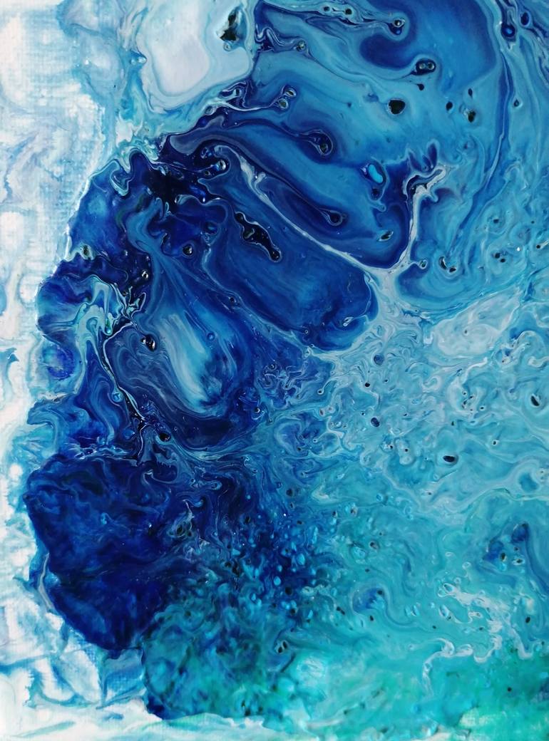 Ocean Magic Painting by Anna Schönfeld | Saatchi Art