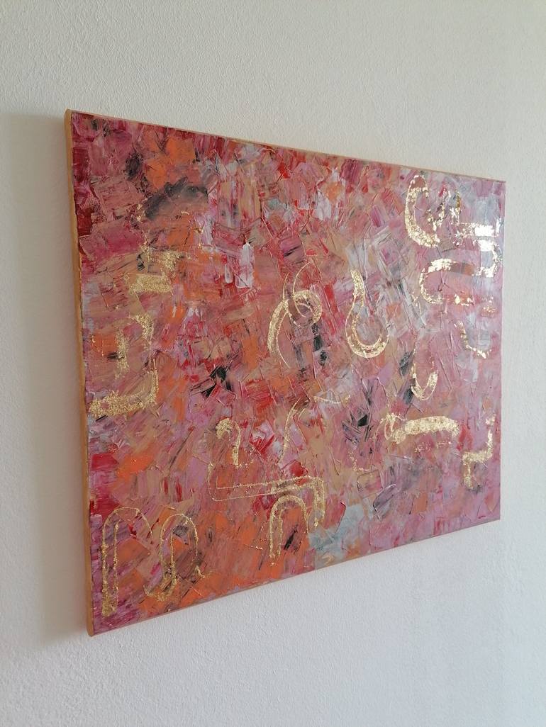 Original Abstract Expressionism Abstract Painting by Anna Schönfeld