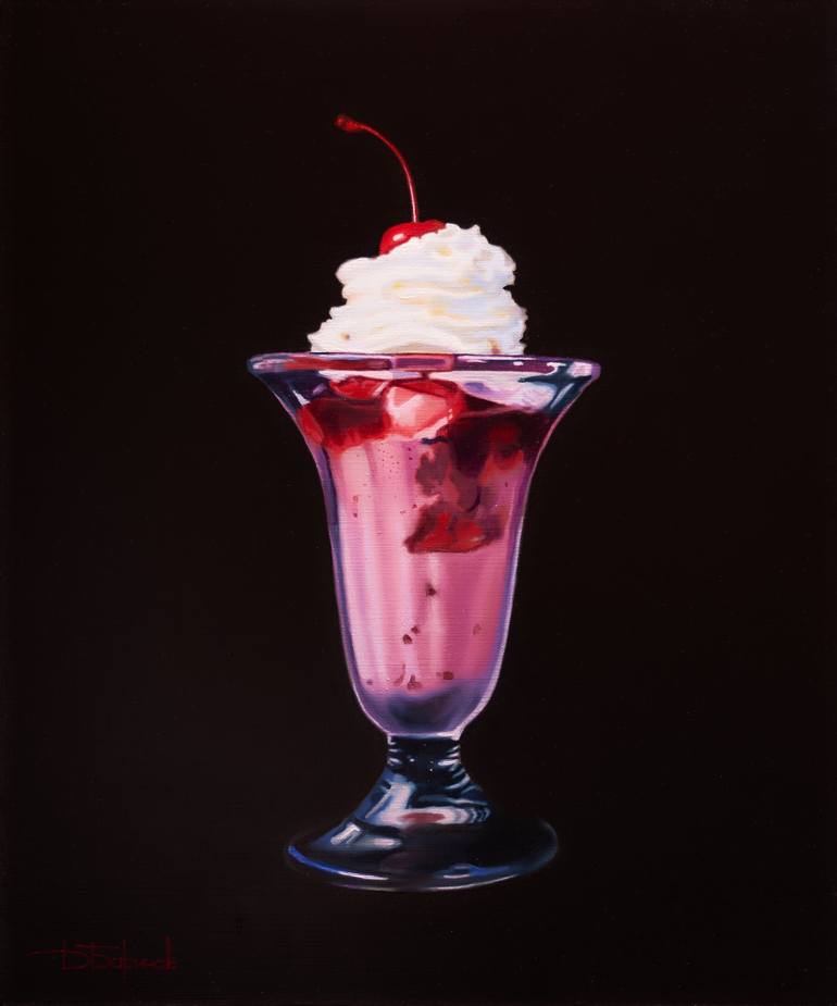 Ice Cream Painting by Denis Barinov | Saatchi Art