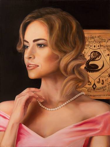 Original Portrait Painting by Andrey Surikov