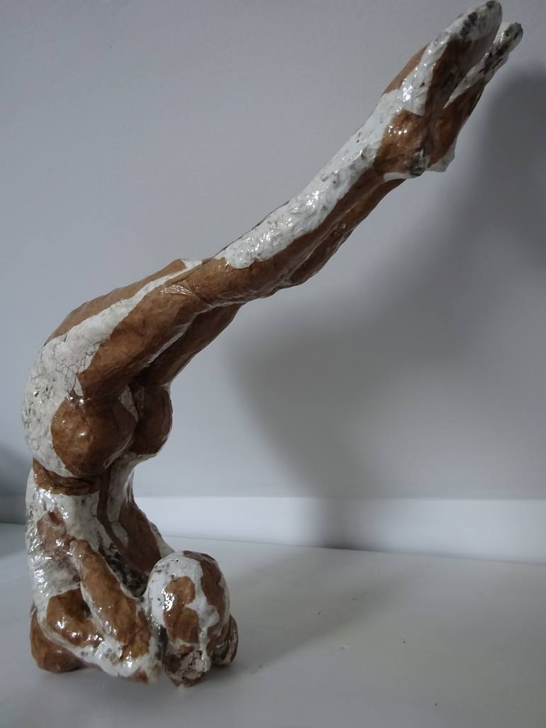 Original Figurative Body Sculpture by Denes Csasznyi