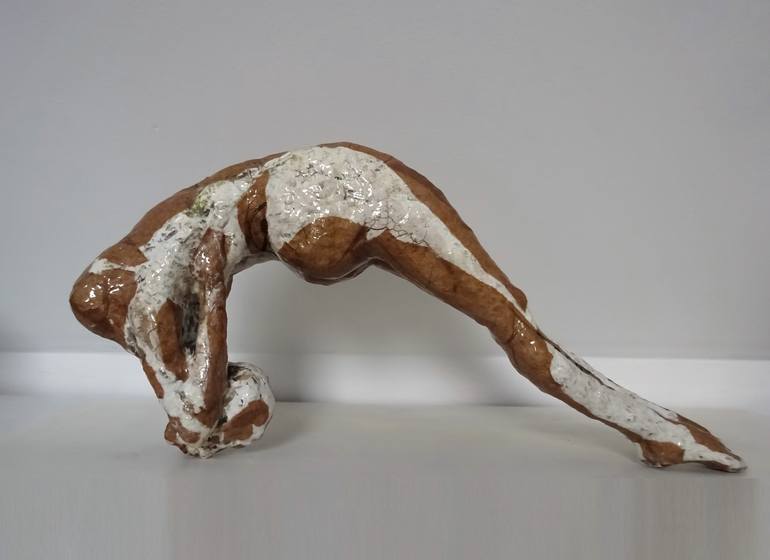 Original Figurative Body Sculpture by Denes Csasznyi