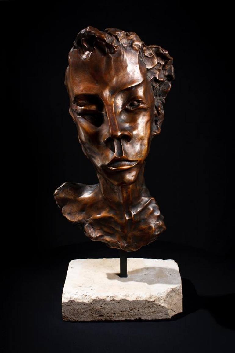 Print of Figurative Portrait Sculpture by Denes Csasznyi