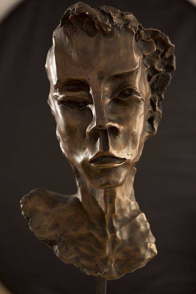 Original Portrait Sculpture by Denes Csasznyi