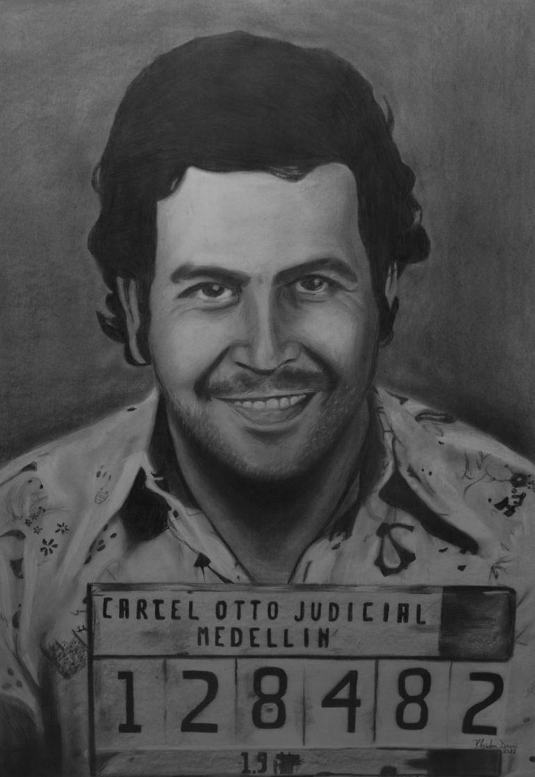 Pablo Escobar Drawing by Klejdon Doçaj Saatchi Art