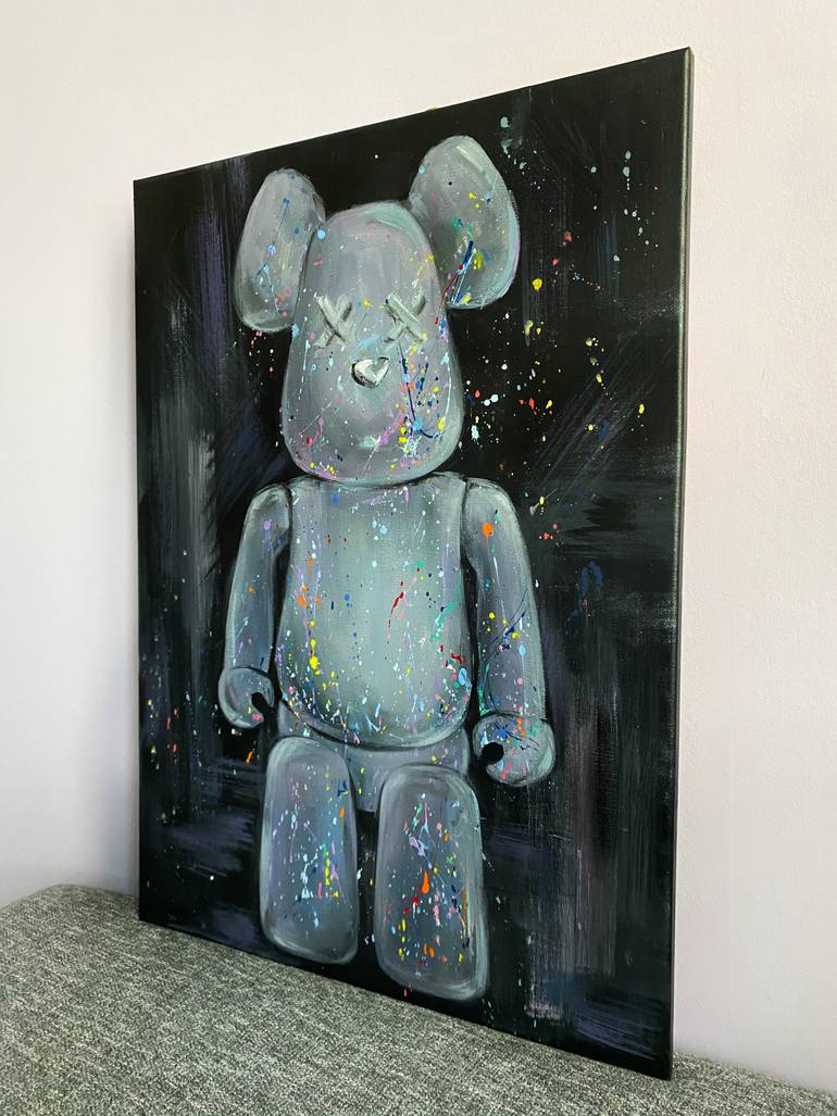 Original Abstract Cartoon Painting by Alexandra Shalvinskaya