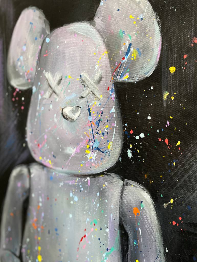 Original Abstract Cartoon Painting by Alexandra Shalvinskaya