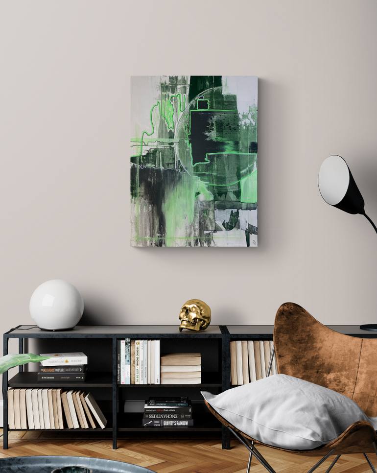 Original Abstract Expressionism Abstract Painting by Ann Prykhodko