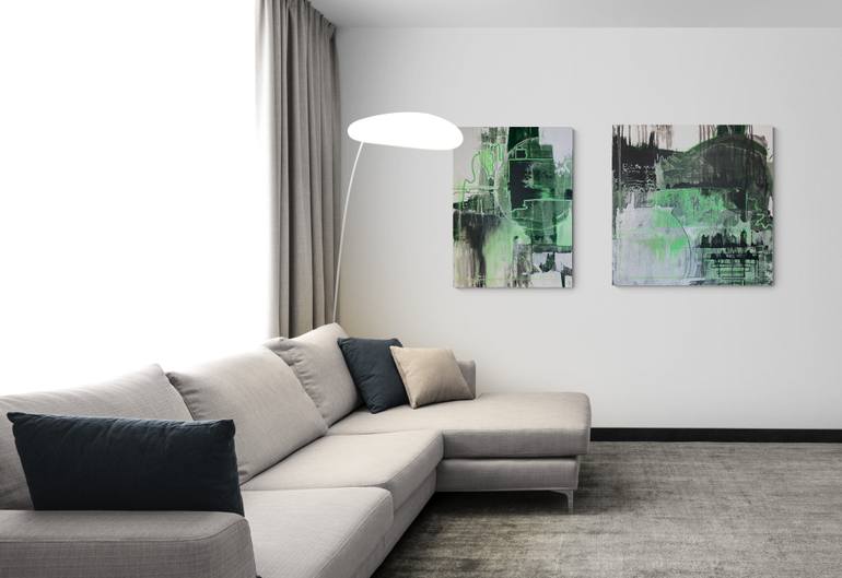 Original Abstract Expressionism Abstract Painting by Ann Prykhodko