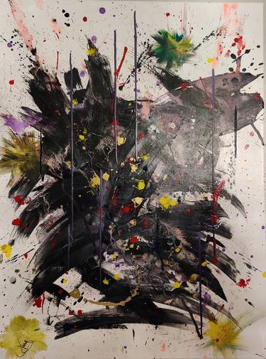 Original Contemporary Abstract Painting by Huey Roth