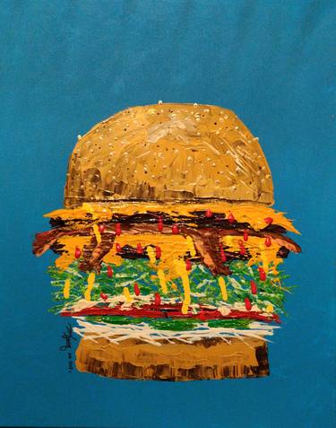 Original Impressionism Food Paintings by Huey Roth