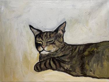 Print of Cats Paintings by Alina de Cordoba