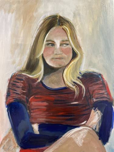 Original Expressionism Portrait Paintings by Ashley Chafin