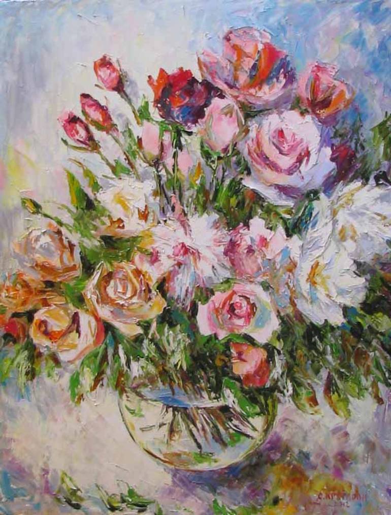 Spring sketch Painting by Svetlana Kruglova | Saatchi Art