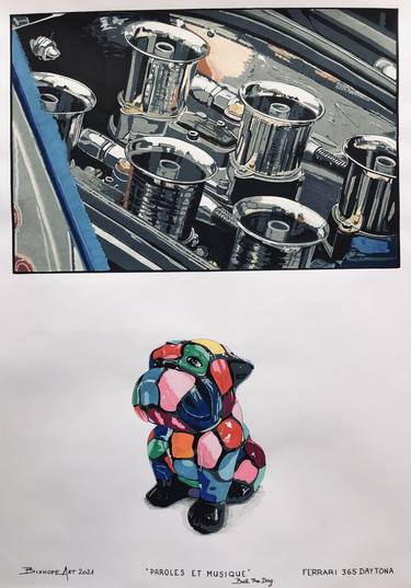 Print of Car Paintings by BIXHOPE ART