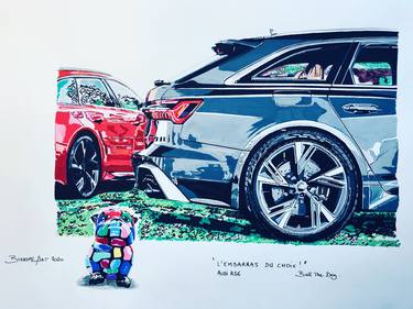Print of Conceptual Automobile Paintings by BIXHOPE ART