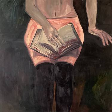 Original Abstract Classical Mythology Painting by Maria Voinova