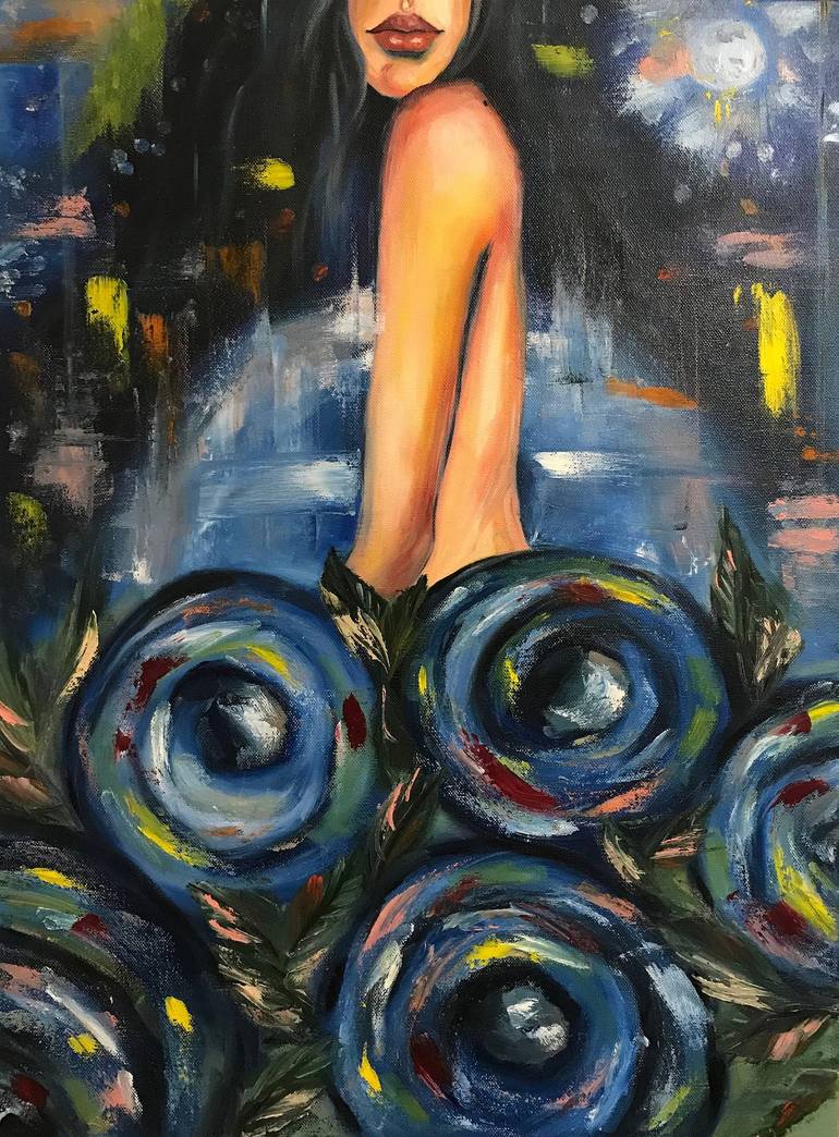 ORIGINAL OIL PAINTING FEMININITY Painting by Maria VB | Saatchi Art