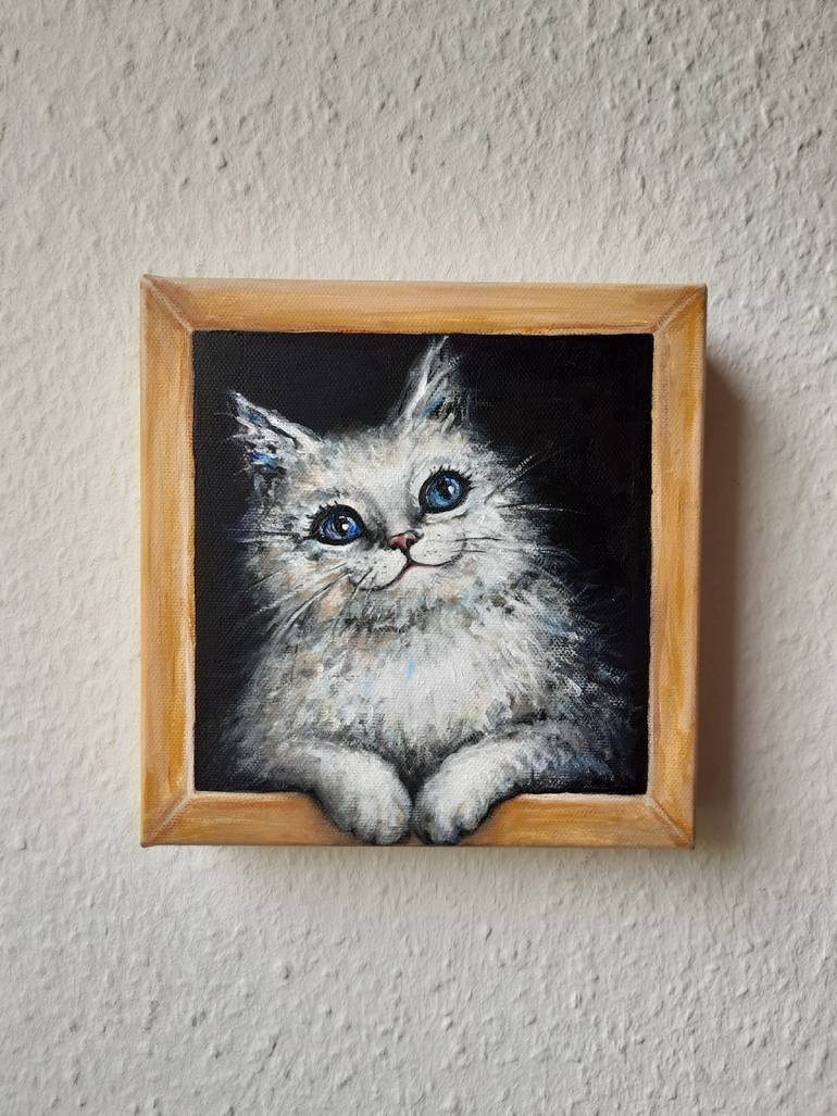 Original Figurative Animal Painting by Iryna Pechena