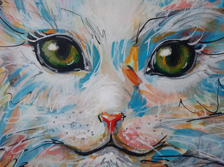 Original Animal Painting by Iryna Pechena