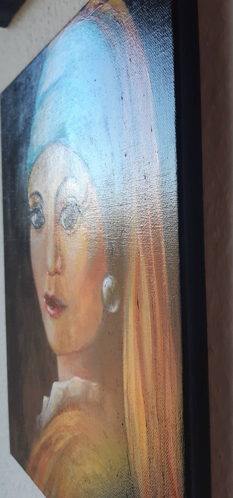 Original Cubism People Painting by Iryna Pechena