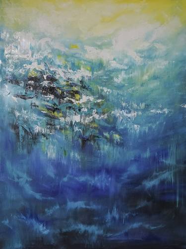 Original Abstract Expressionism Seascape Paintings by Iryna Pechena