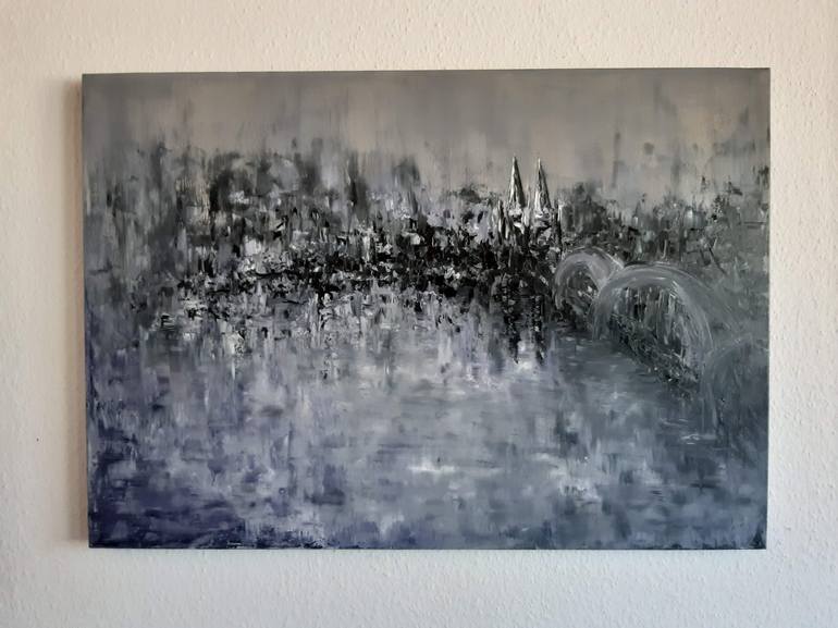 Original Cities Painting by Iryna Pechena