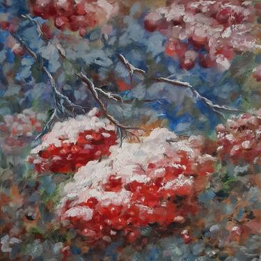 Original Expressionism Botanic Paintings by Iryna Pechena