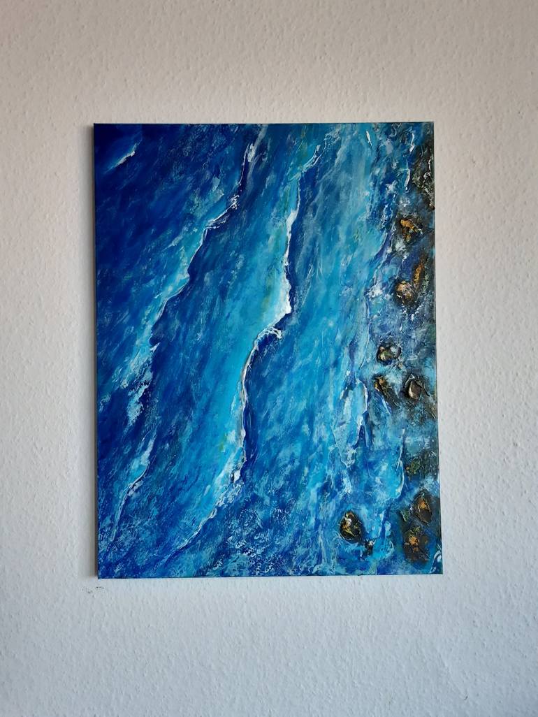 Original Seascape Painting by Iryna Pechena