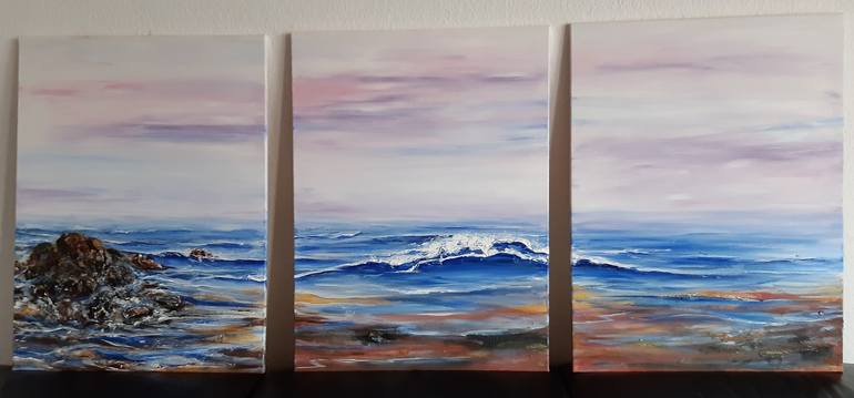 Music of Waves Painting by Iryna Pechena | Saatchi Art